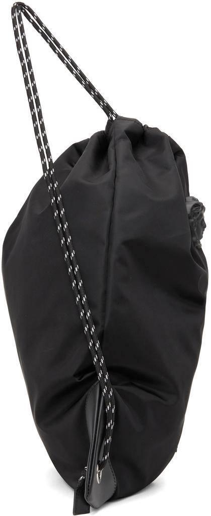 Black 'La Medusa' Drawstring Backpack商品第4张图片规格展示