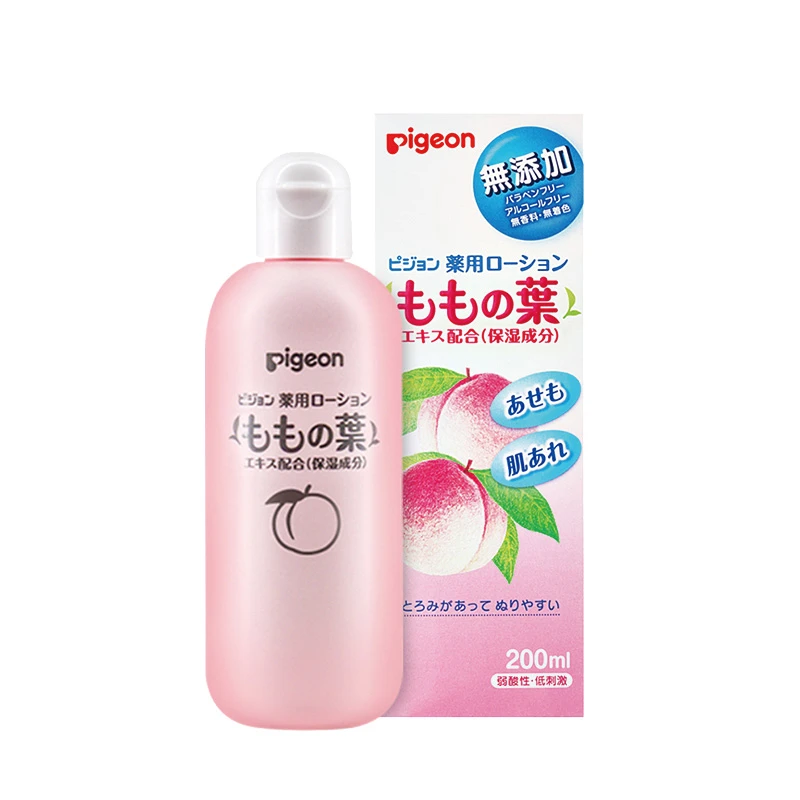 Pigeon贝亲桃子水 桃叶精华液体爽身水200ml*3瓶 商品