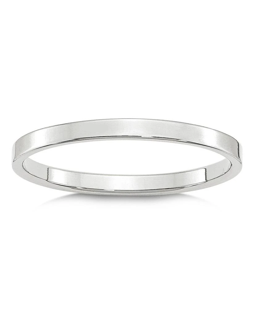 商品Bloomingdale's|Men's 2mm Lightweight Flat Band in 14K White Gold or Yellow Gold,价格¥1562,第1张图片