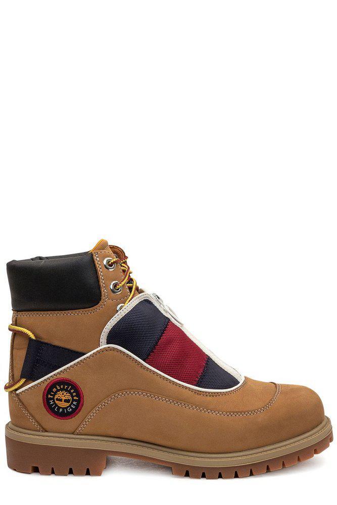 商品Tommy Hilfiger|Tommy Hilfiger X Timberland Heritage Logo Patch Boots,价格¥1347,第1张图片