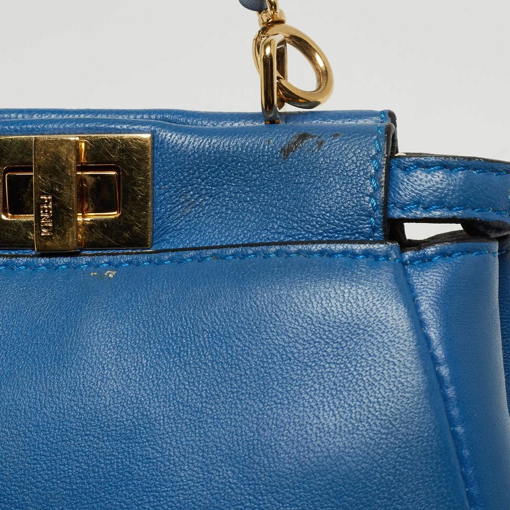 Fendi Powdered Blue Leather Micro Peekaboo Bag 商品