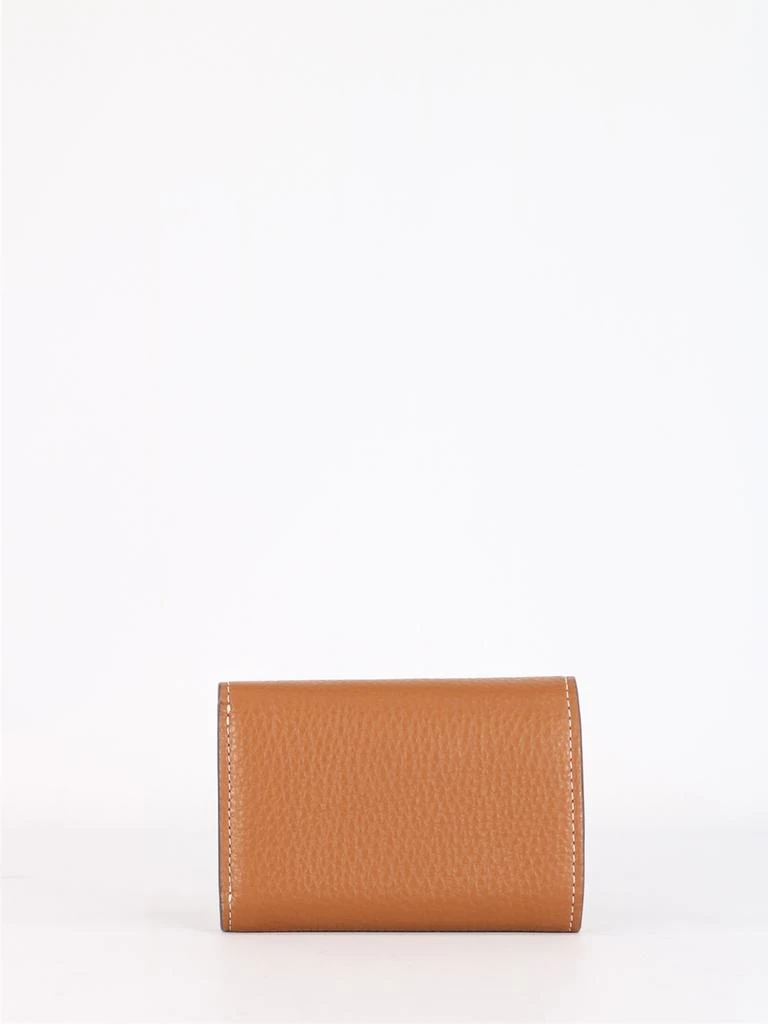 商品Tory Burch|Kira leather-colored wallet with logo,价格¥1166,第3张图片详细描述