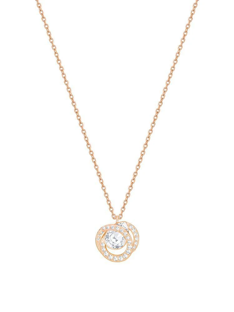 商品Swarovski|Generation 18K Rose-Goldplated Crystal Studded Pendant Necklace,价格¥744,第1张图片