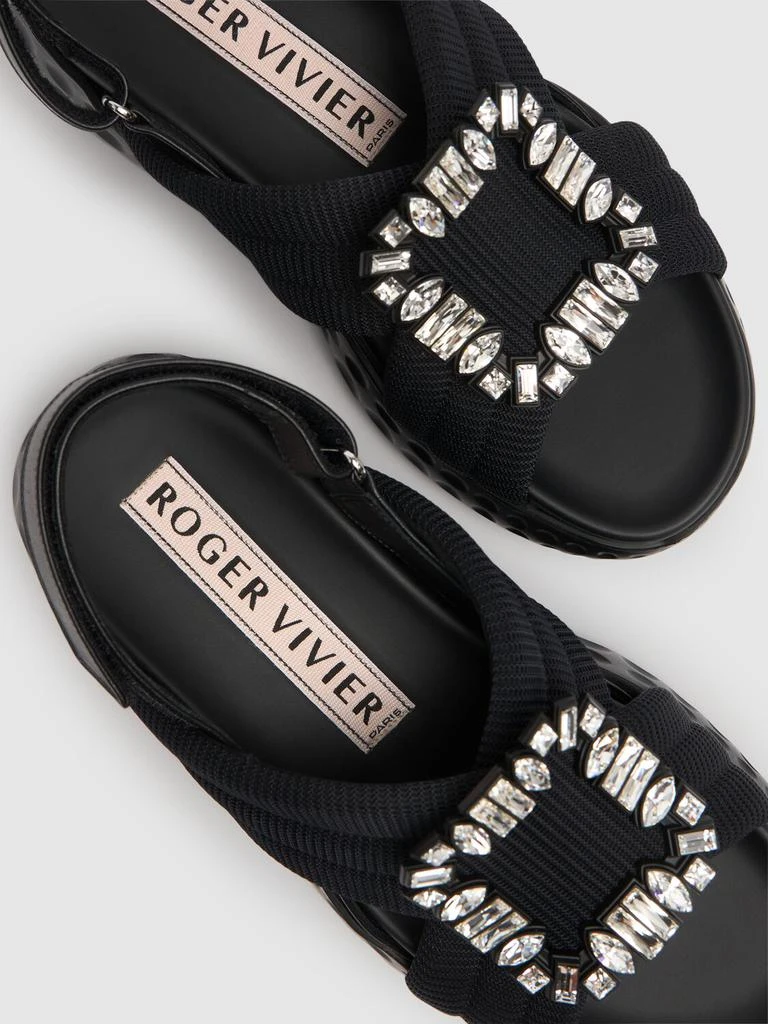 商品Roger Vivier|40mm Viv Run Scuba Sandals,价格¥10501,第3张图片详细描述