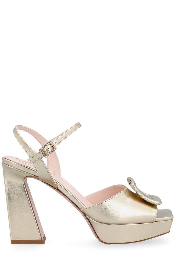 Roger Vivier Covered Buckle Platform Sandals商品第1张图片规格展示