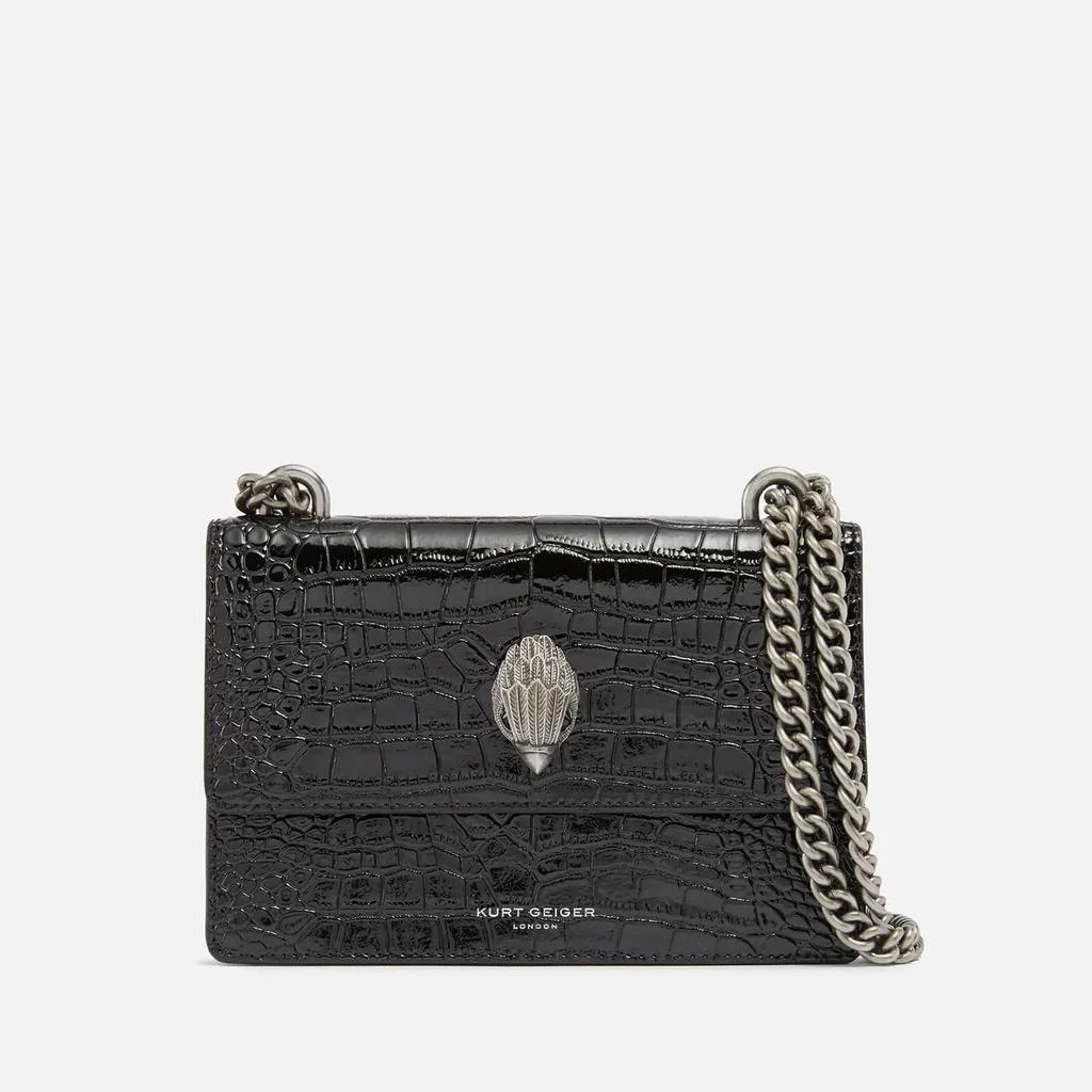 商品Kurt Geiger|Kurt Geiger London Small Shoreditch Croc-Effect Leather Shoulder Bag,价格¥2172,第1张图片