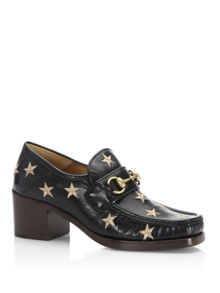 商品Gucci|Vegas Star Leather Loafers,价格¥6712,第1张图片