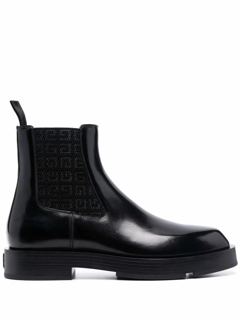 商品Givenchy|GIVENCHY - Squared Leather Anlke Boots,价格¥7553,第1张图片