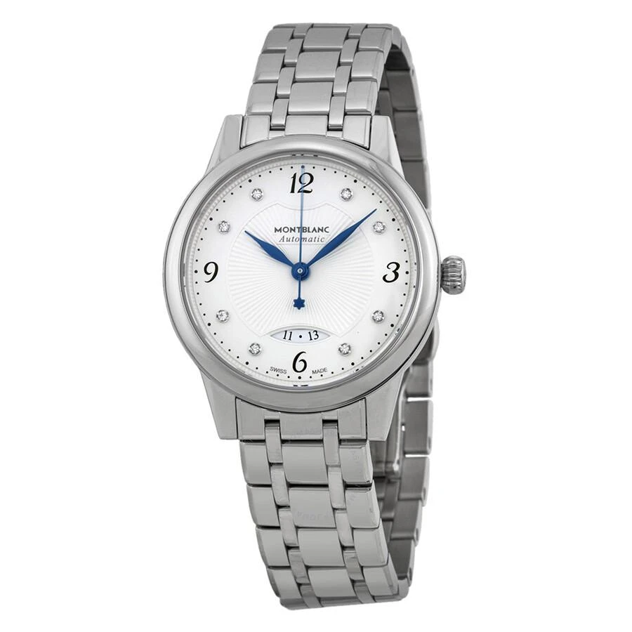 商品MontBlanc|Boheme Silver Dial Stainless Steel Ladies Watch 111056,价格¥9360,第1张图片