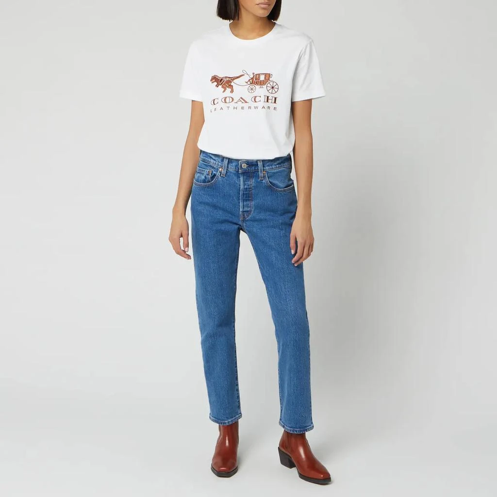 商品Coach|Coach 1941 Women's Rexy and Carriage T恤 - White,价格¥706,第3张图片详细描述