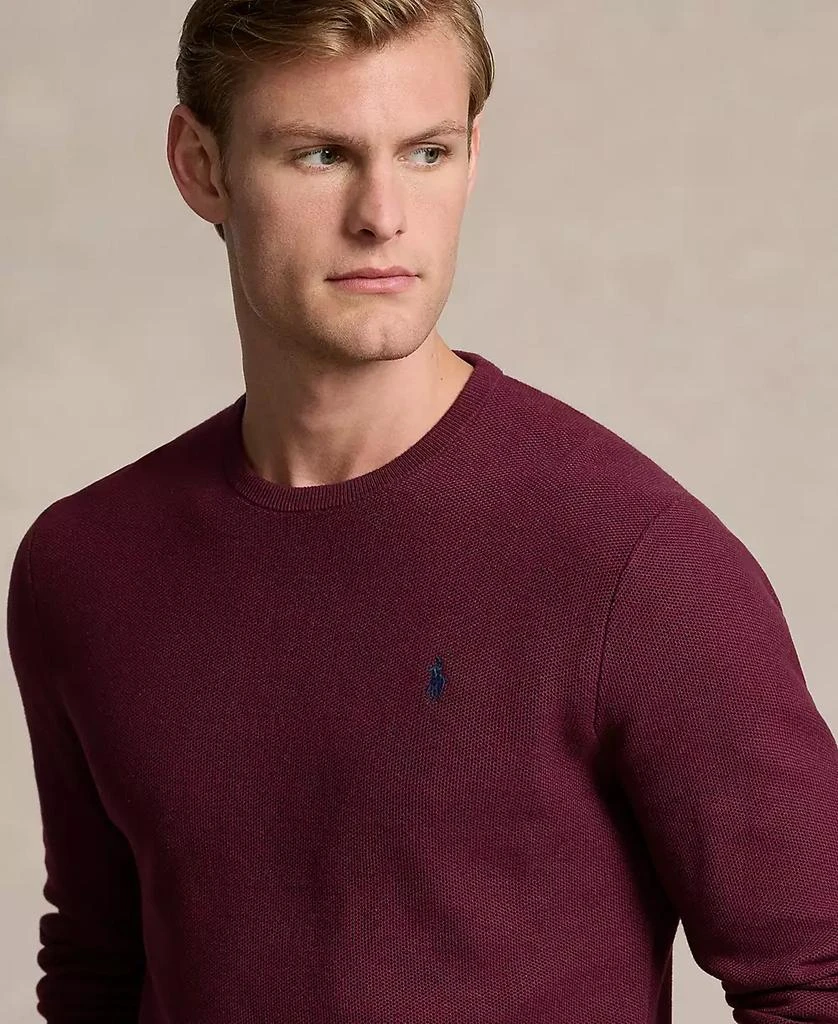 商品Ralph Lauren|Men's Textured Cotton Crewneck Sweater,价格¥626,第3张图片详细描述