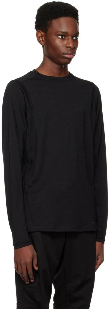 商品Snow Peak|Black Moisture-Wicking Long Sleeve T-Shirt,价格¥372,第2张图片详细描述