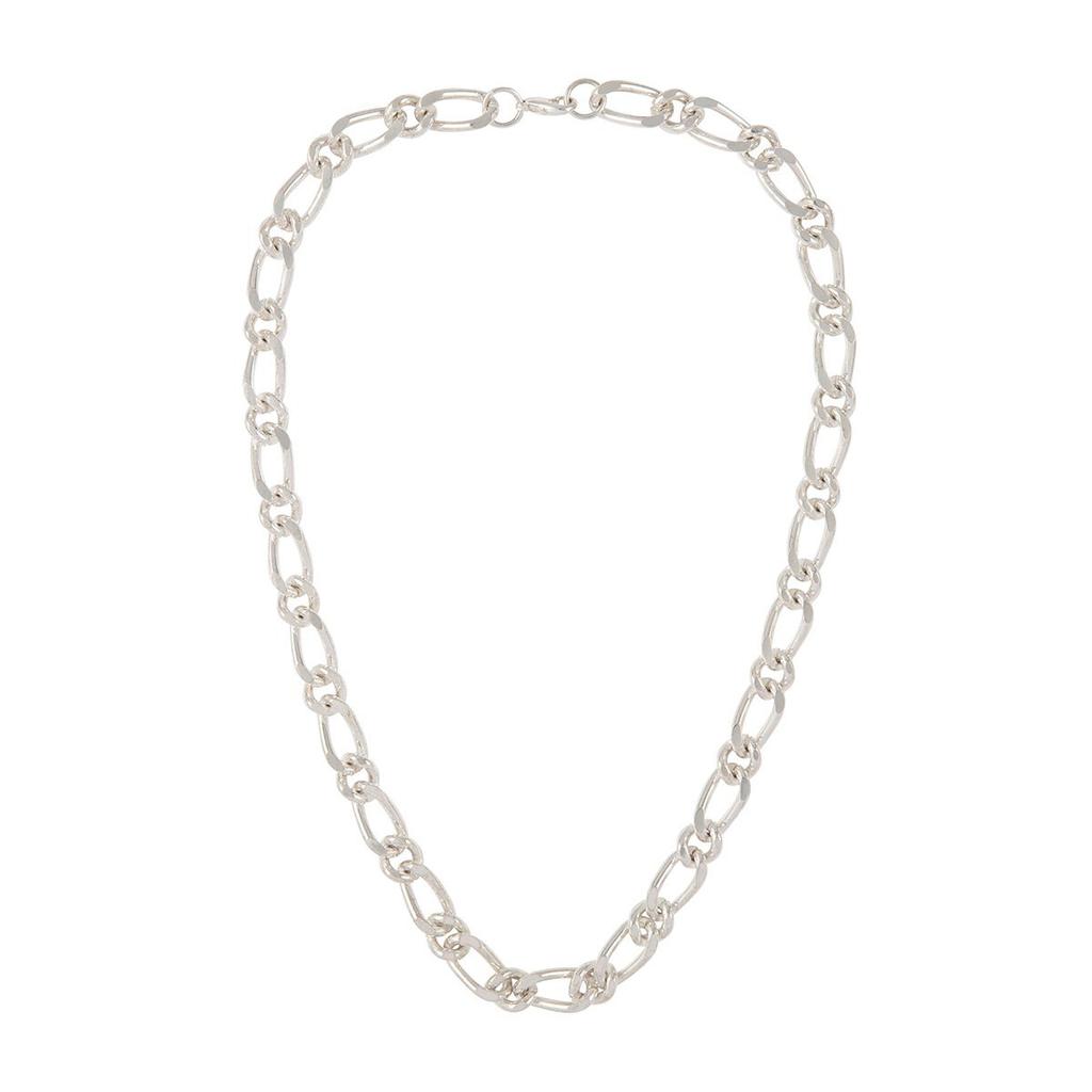1990s vintage silver figaro chain necklace商品第1张图片规格展示