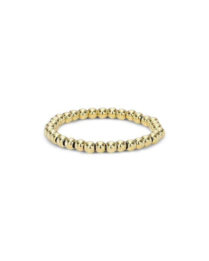 商品Zoe Lev|14K Yellow Gold Beaded Stretch Ring,价格¥1075,第1张图片详细描述