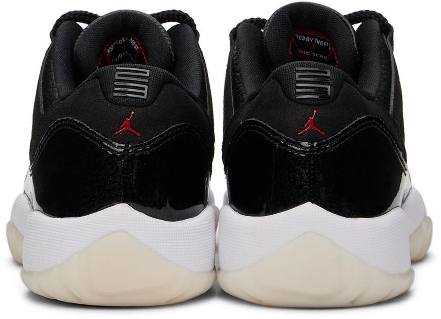 Kids Black Air Jordan 11 Low 72-10 Big Kids Sneakers商品第2张图片规格展示