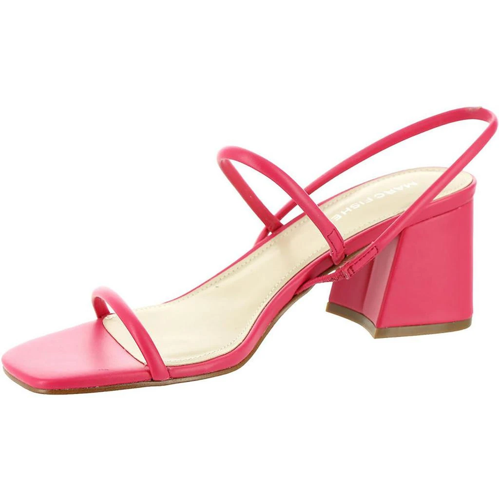 Marc Fisher Womens Galvin Faux Leather Slingback Block Heel 商品
