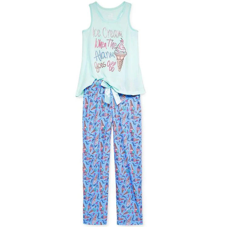 商品Max & Olivia|大/小童2-Pc. Ice Cream Pajama Set, Little Girls (2-6X), Big Girls (7-16)), Created for Macy's,价格¥80,第1张图片