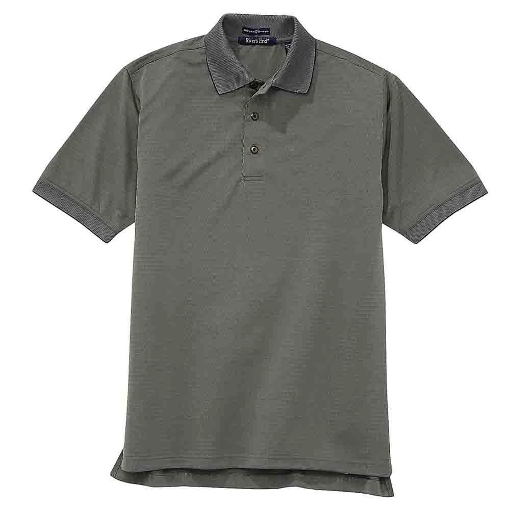 商品River's End|UPF 30+ Jacquard Short Sleeve Polo Shirt,价格¥173,第1张图片详细描述