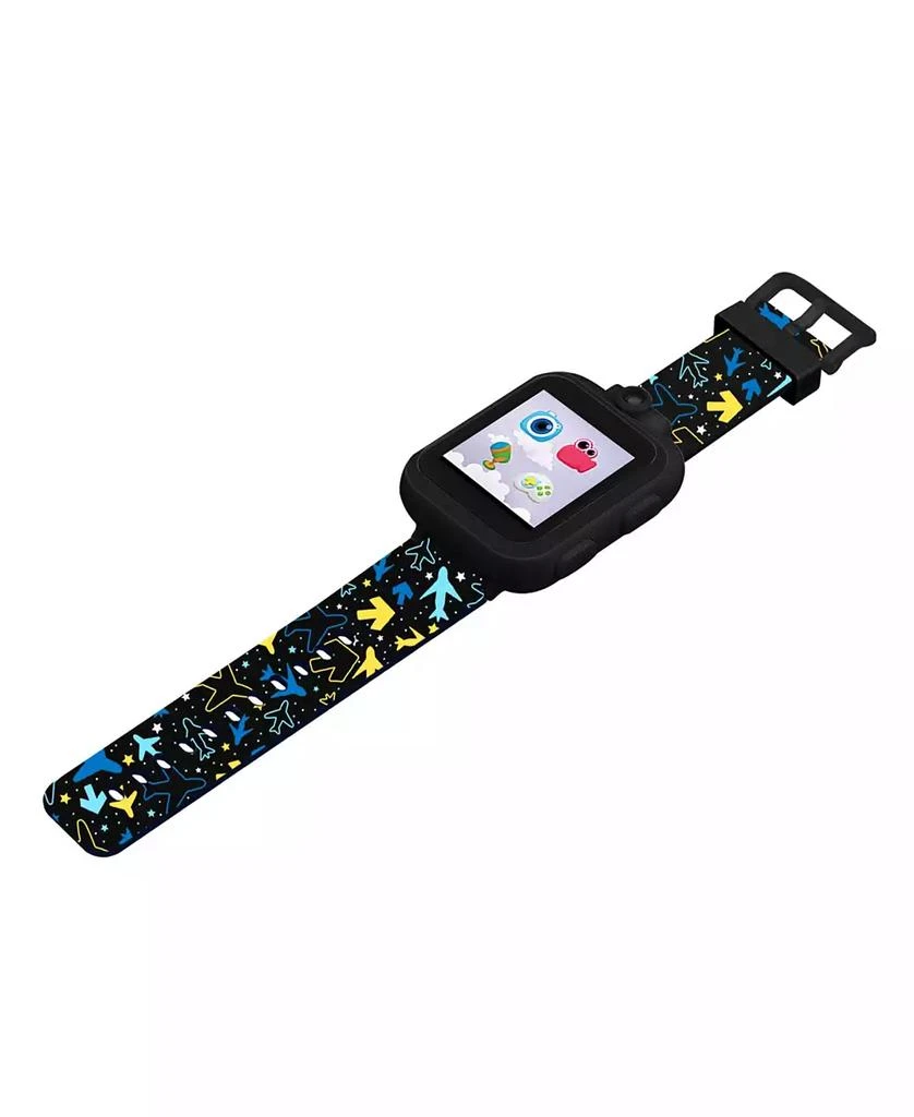 商品Playzoom|iTouch Black Smartwatch for Kids Airplane Print,价格¥150,第3张图片详细描述