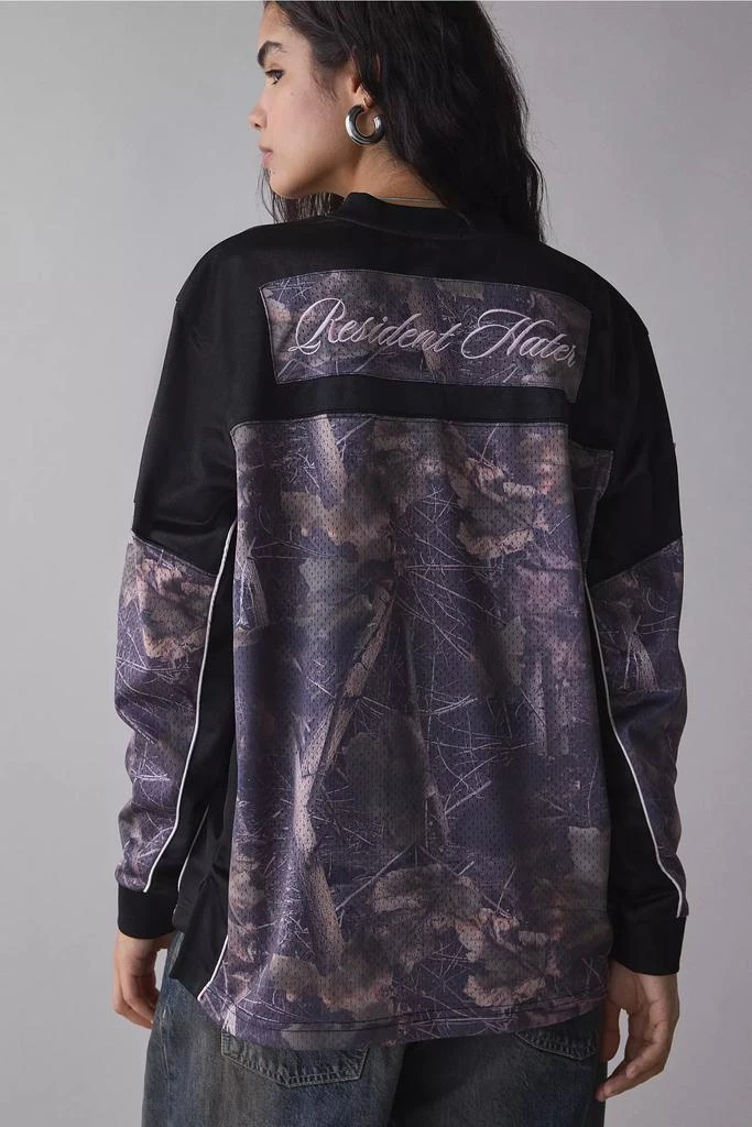商品Jaded London|Jaded London Resident Hater Graphic Camo Hockey Jersey,价格¥466,第4张图片详细描述