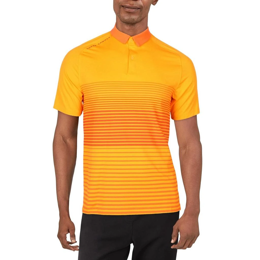 商品Under Armour|Under Armour Mens Power Play Striped Golf Polo,价格¥200,第1张图片