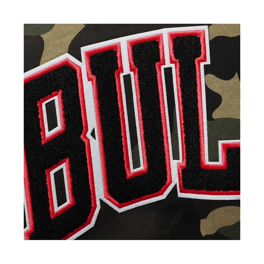 Men's Camo Chicago Bulls Team Pullover Hoodie商品第5张图片规格展示