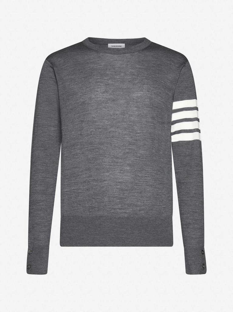 商品Thom Browne|4-Bar merino wool sweater,价格¥3550,第1张图片