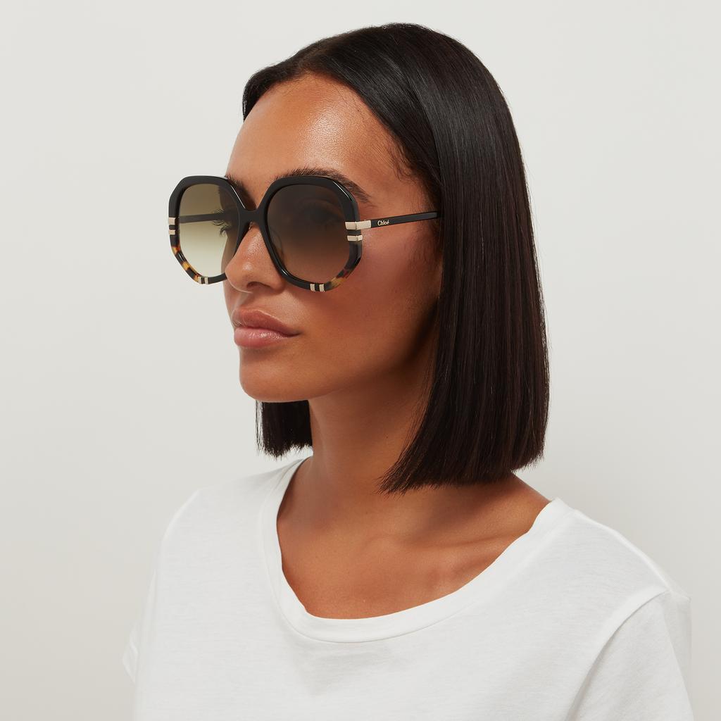 Chloé Women's Oversized Sunglasses商品第2张图片规格展示