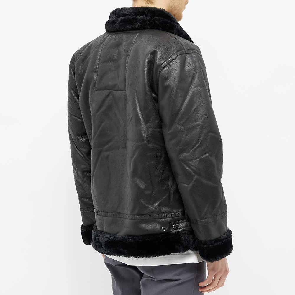 Alpha Industries B3 Faux Leather Flight Jacket 商品