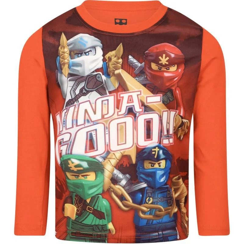 商品LEGO Wear|Lego ninjago long sleeved t shirt in orange,价格¥199,第1张图片