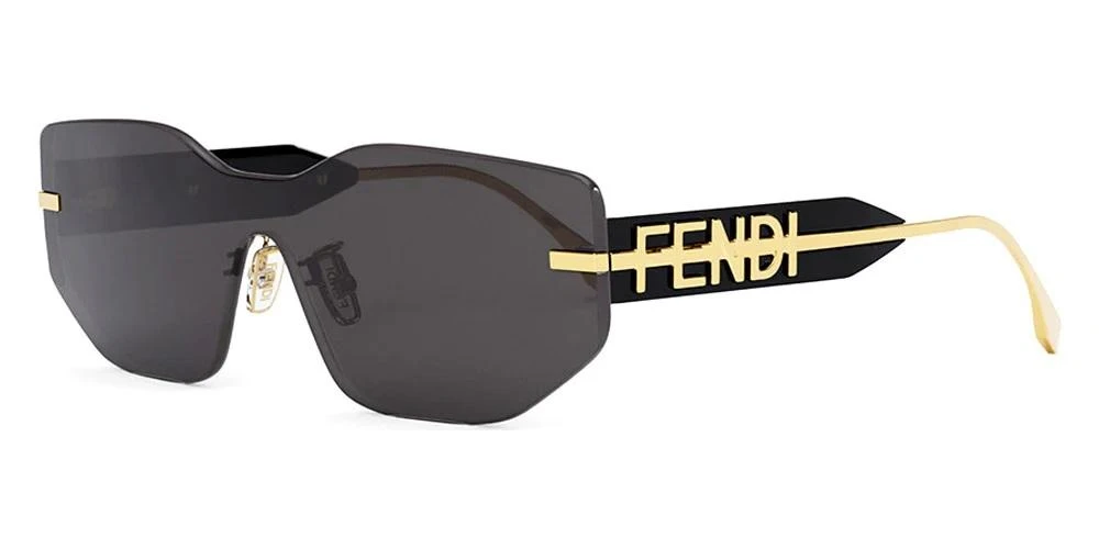 商品Fendi|Grey Mask Unisex Sunglasses FE40066U 30A 00,价格¥2561,第1张图片