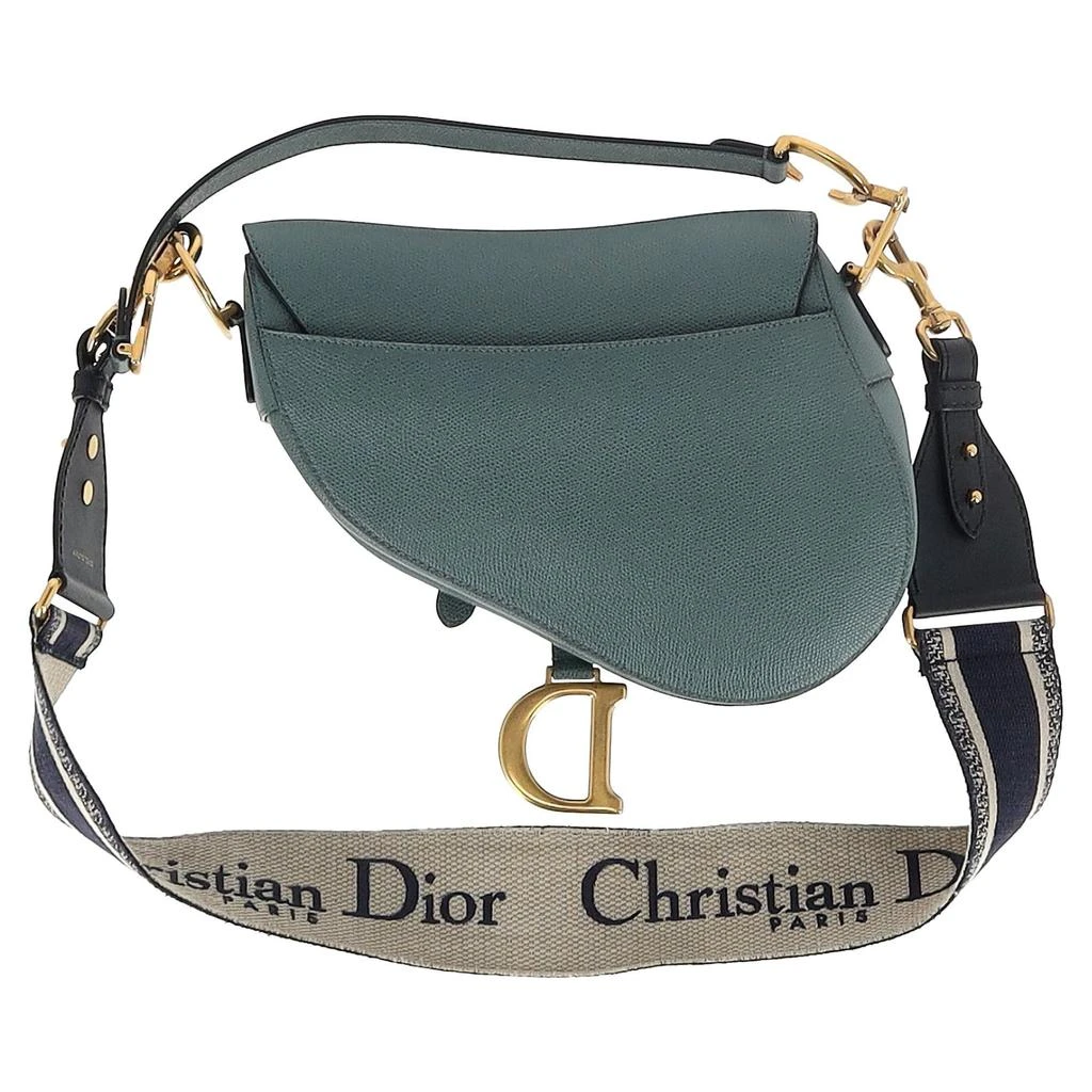 商品[二手商品] Dior|Saddle Bag in Blue Leather,价格¥28715,第3张图片详细描述