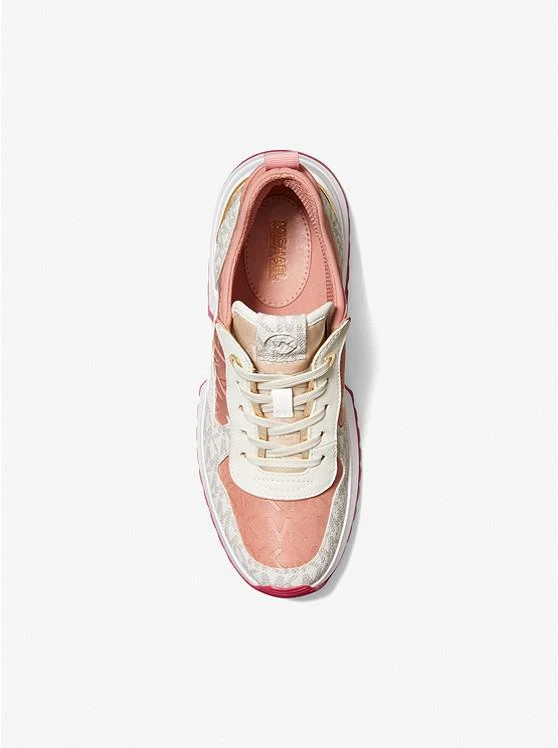 商品Michael Kors|Muse Mixed-Media Trainer,价格¥595,第4张图片详细描述