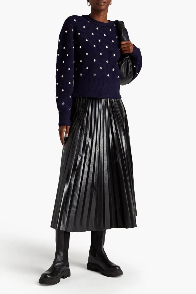 商品3.1 Phillip Lim|Crystal-embellished ribbed-knit sweater,价格¥2347,第2张图片详细描述