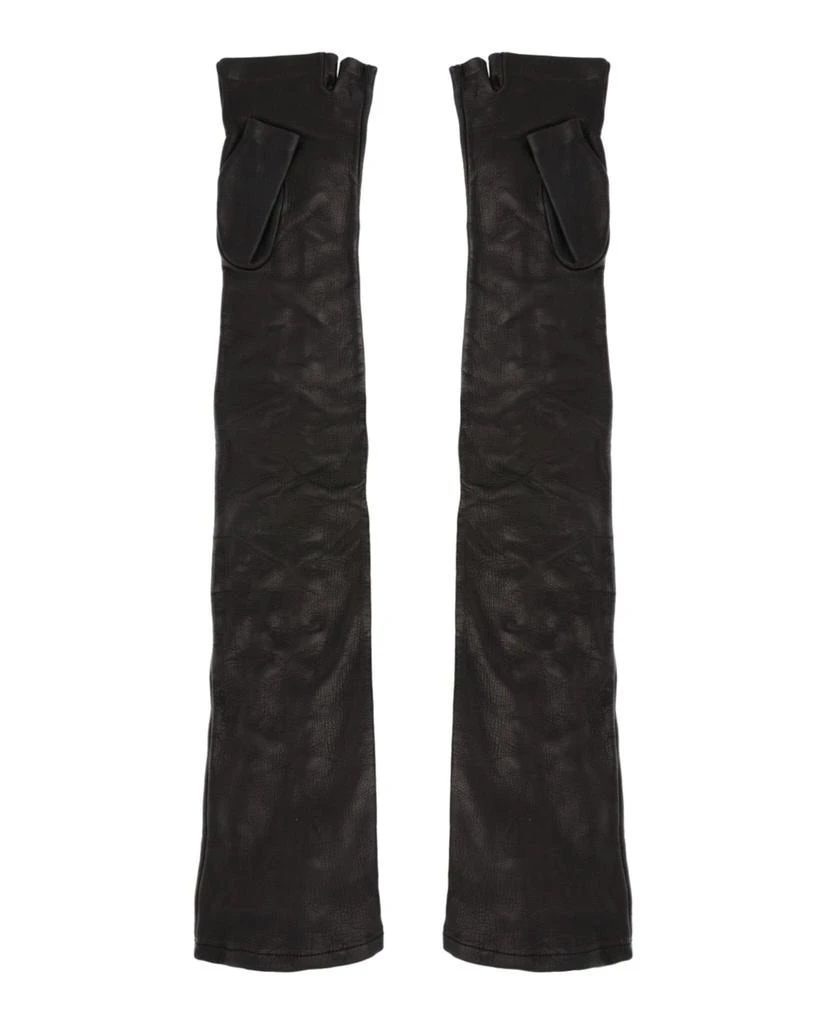 商品Gucci|Corset Lacing Fingerless Gloves,价格¥2619,第2张图片详细描述