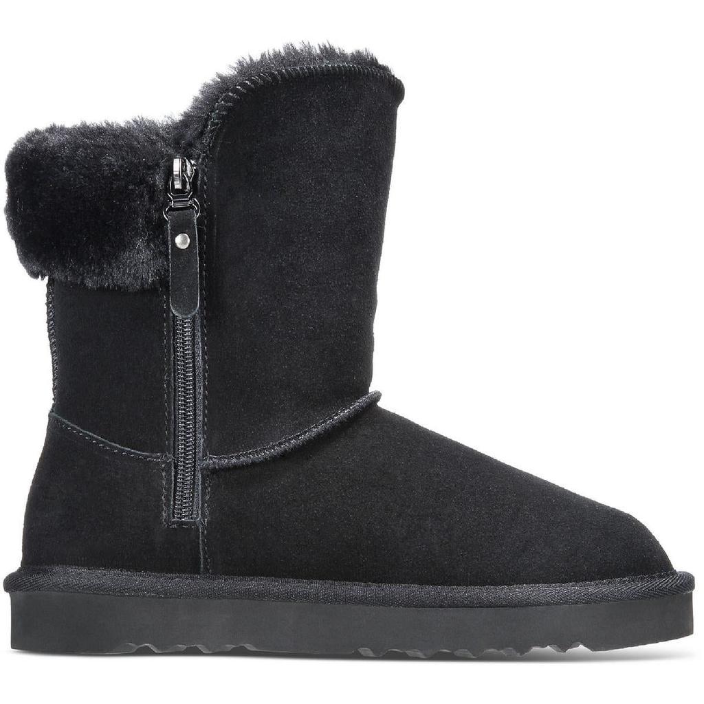 商品Style & Co|Style & Co. Womens Leather Ankle Winter & Snow Boots,价格¥364-¥408,第7张图片详细描述