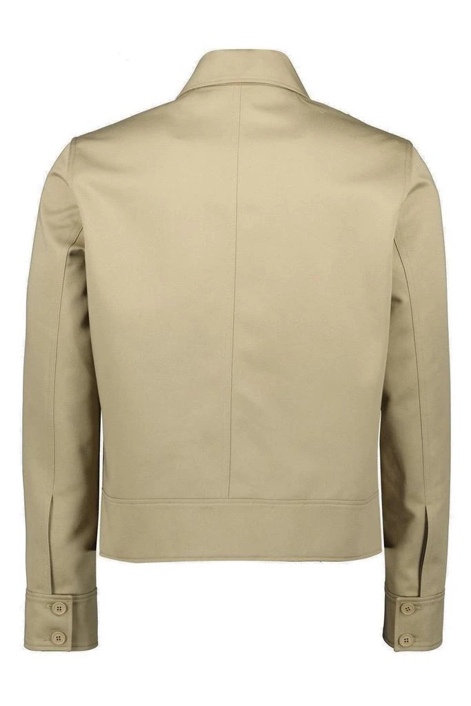 商品Courrèges|Courrèges Logo Plaque Zipped Jacket,价格¥6491,第2张图片详细描述
