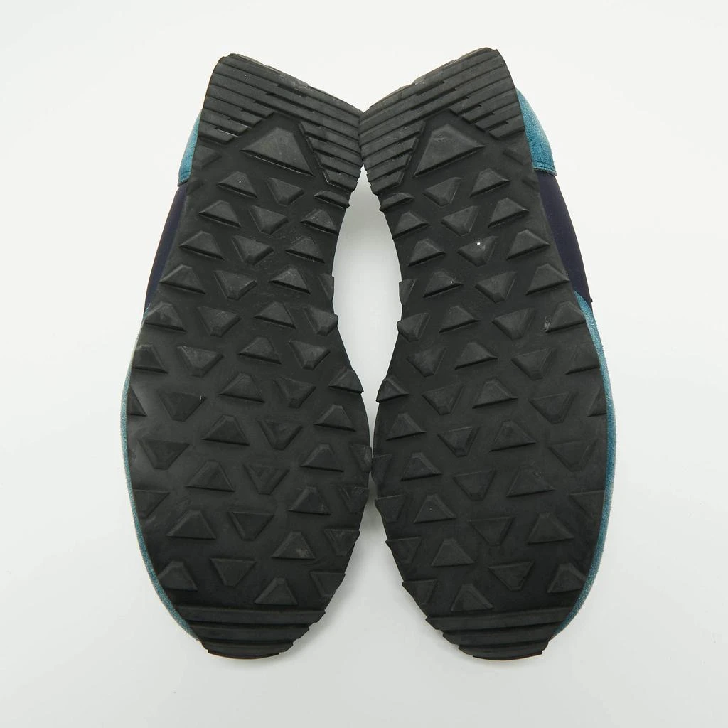 Prada Blue Suede And Nylon Low Top Sneakers Size 42 商品