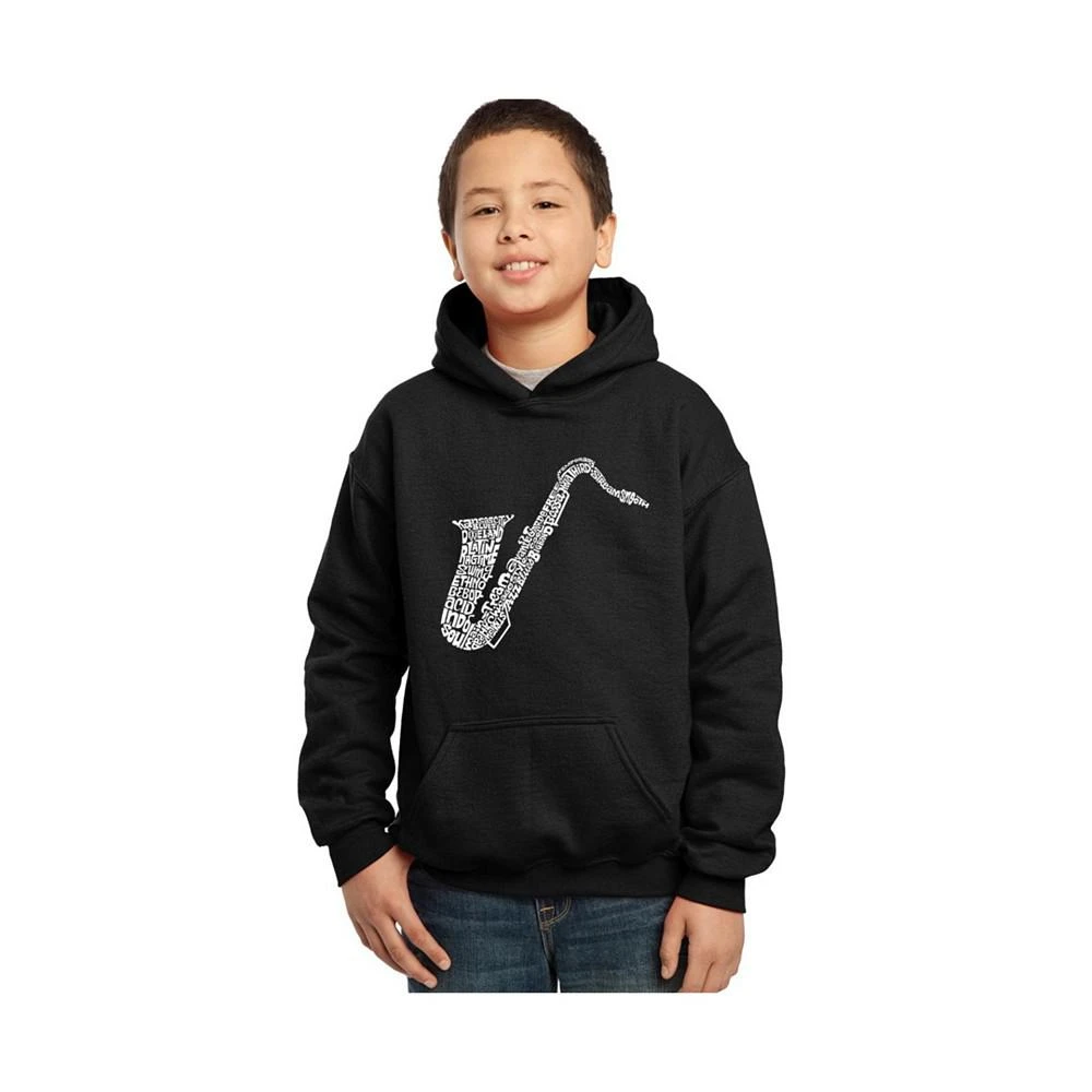 商品LA Pop Art|Boy's Word Art Hoodies - Sax,价格¥353,第1张图片