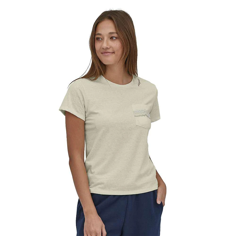 商品Patagonia|Women's Ridge Rise Stripe Pocket Responsibili Tee,价格¥215,第3张图片详细描述