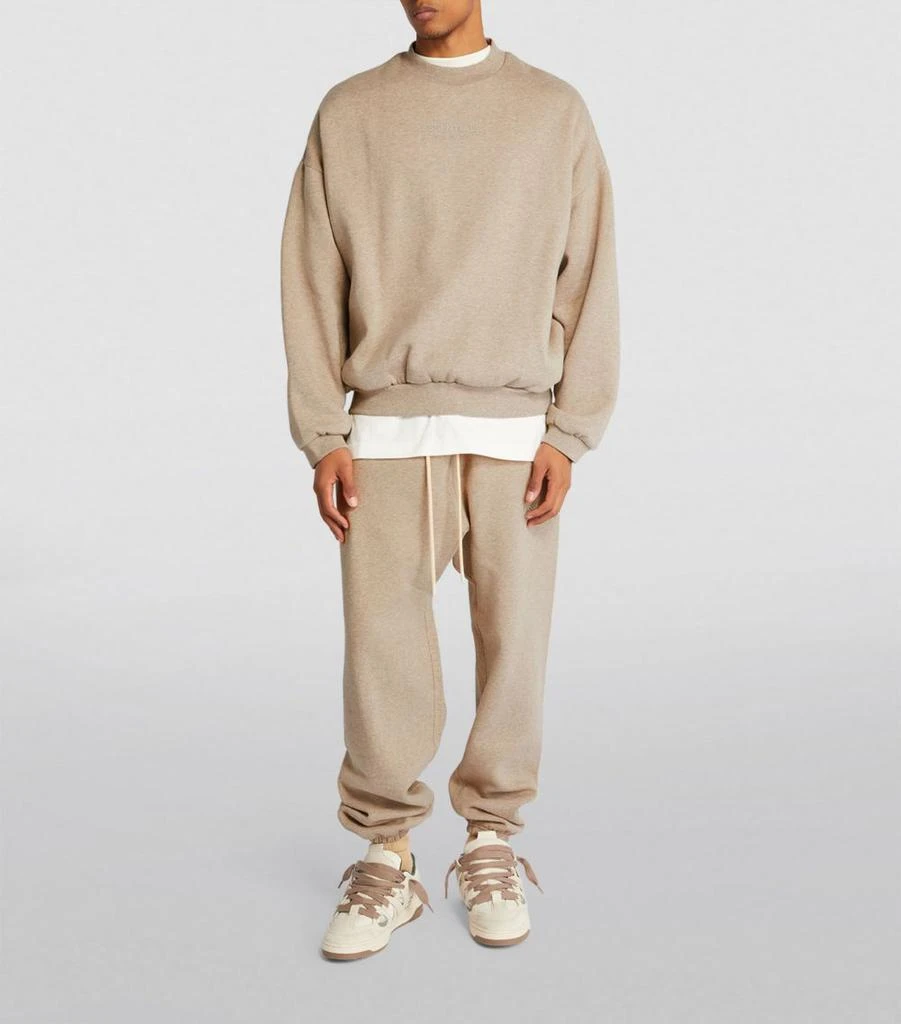 商品Essentials|Cotton-Blend Crew-Neck Sweater,价格¥908,第2张图片详细描述
