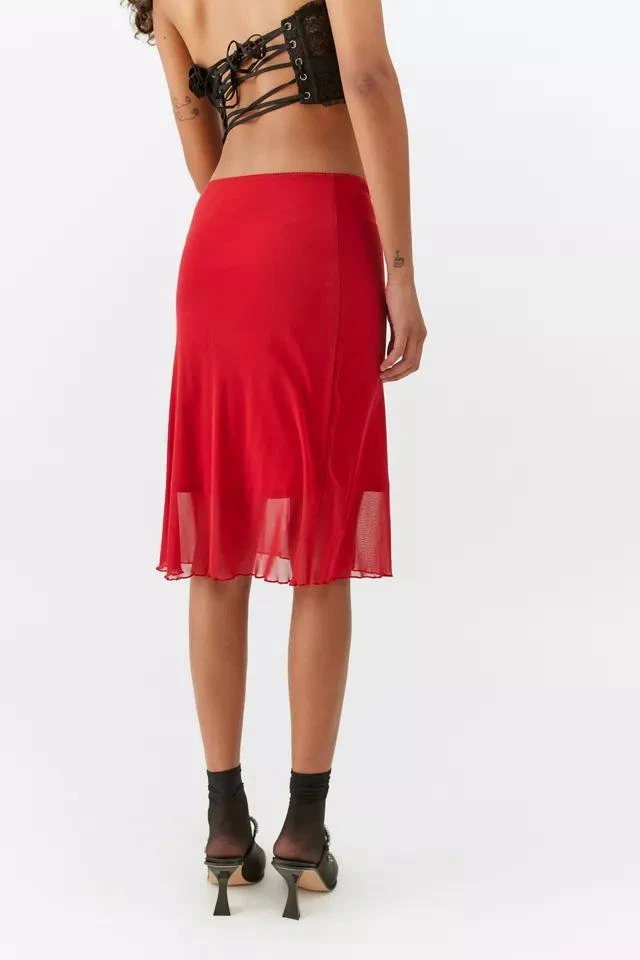 商品Urban Outfitters|UO Gabriella Layered Midi Skirt,价格¥114,第2张图片详细描述