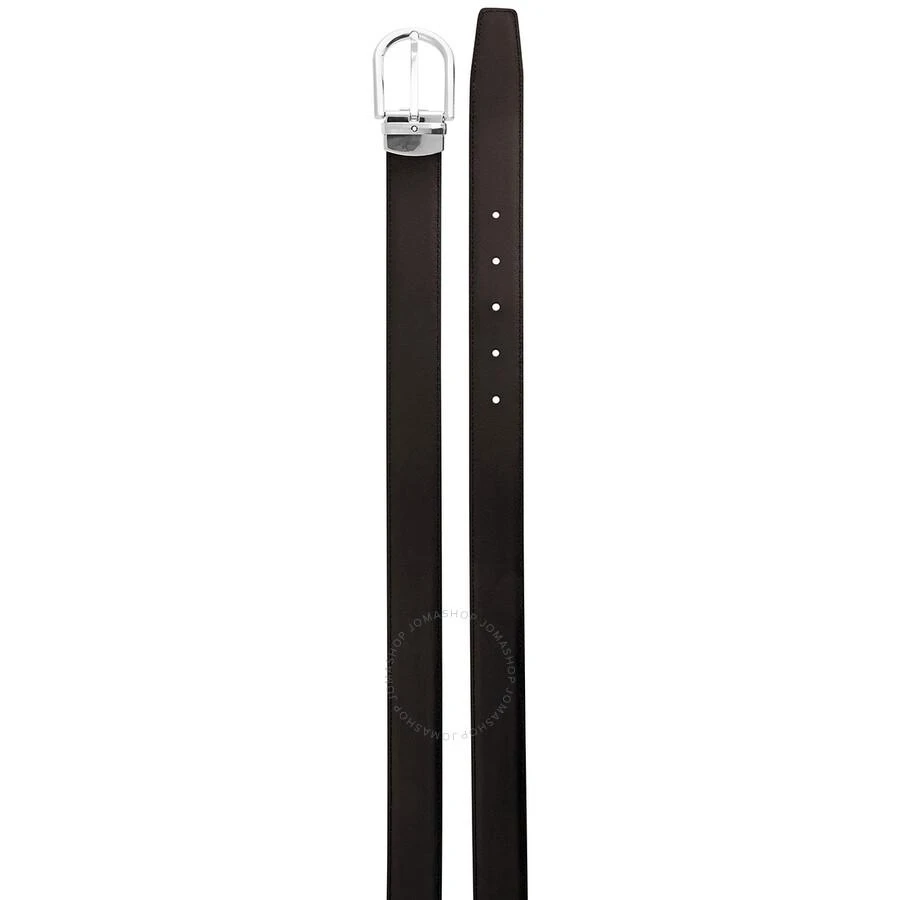 商品MontBlanc|Men's Burgundy Leather Belt,价格¥1845,第3张图片详细描述