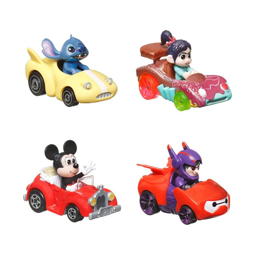 商品Hot Wheels|RacerVerse Set of 4 Die-Cast Hot Wheels Cars with Disney Characters as Drivers,价格¥121,第1张图片