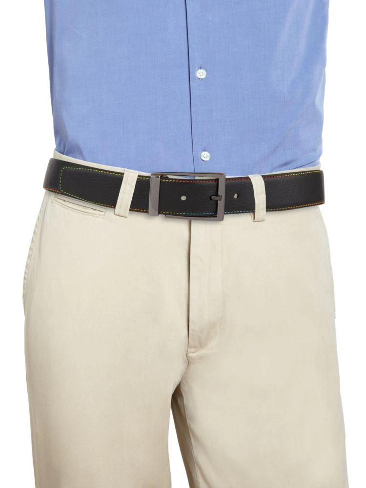 商品Robert Graham|Simulated Leather Belt,价格¥200,第3张图片详细描述