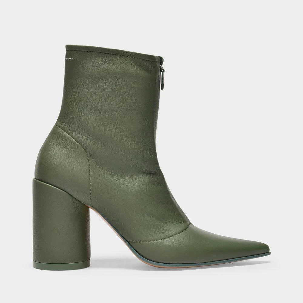 商品MAISON MARGIELA|High-heeled Boots in Green Leather,价格¥5319,第1张图片