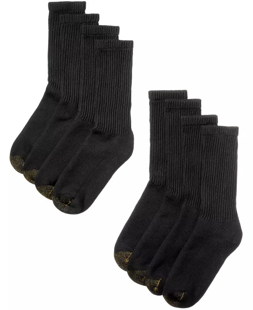 商品Gold Toe|Men’s 8-Pack Athletic Crew Socks,价格¥116,第1张图片