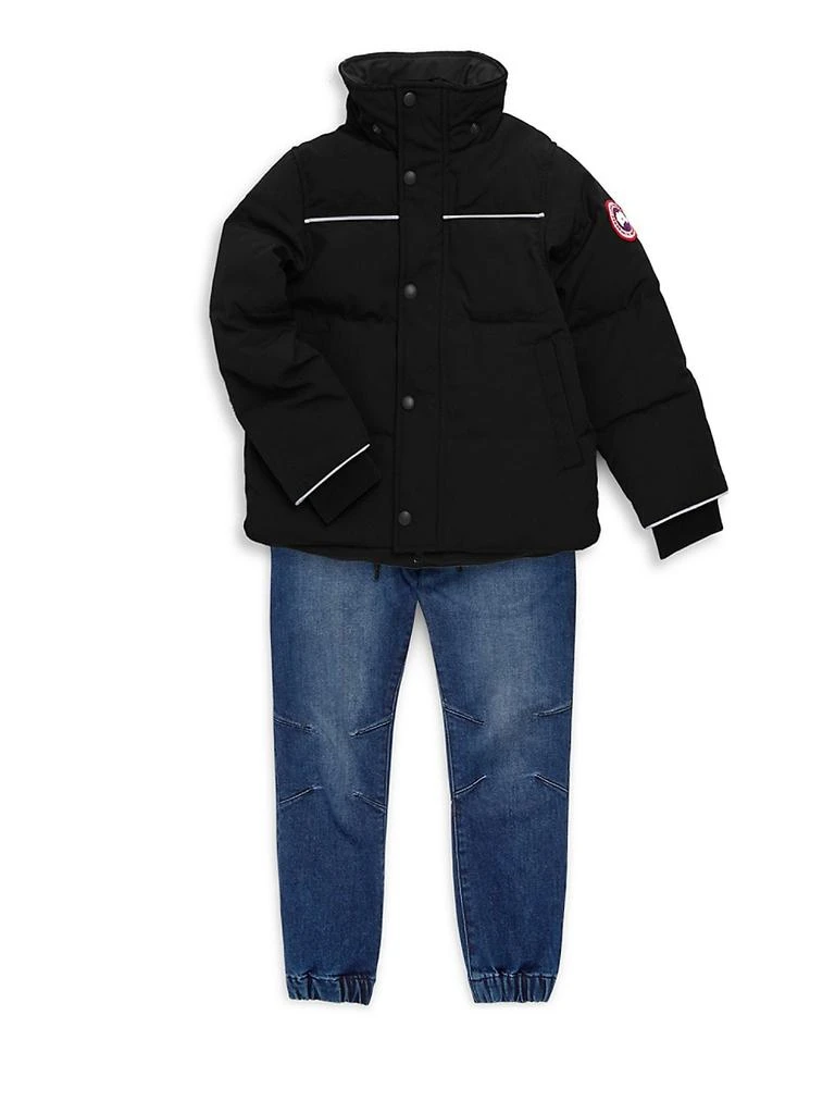 商品Canada Goose|Little Kid's &amp; Kid's Snowy Owl Coyote Fur-Trim Down Parka,价格¥4851,第2张图片详细描述