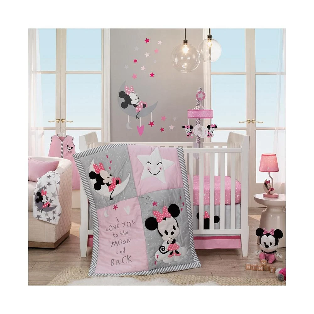 商品Lambs & Ivy|Disney Baby Minnie Mouse Pink/Gray Celestial Wall Decals by Lambs & Ivy,价格¥149,第3张图片详细描述