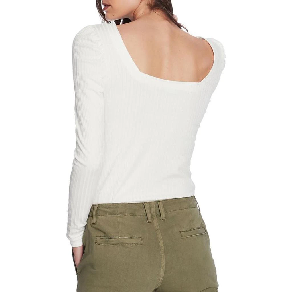 商品1. State|1.State Womens   Ribbed Square Neck Top,价格¥76,第3张图片详细描述